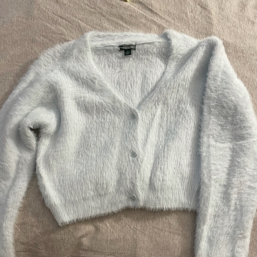 Trendy Button Up Sweater